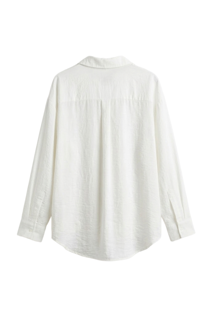 V-Neck Tencel Blouse