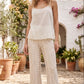Embroidered Crochet Beach Pants