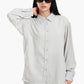 Lounge Shirt with Buttoned Slit