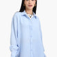 Lounge Shirt with Buttoned Slit
