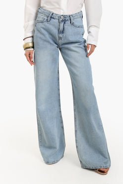 Wide Leg High Waist Jeans