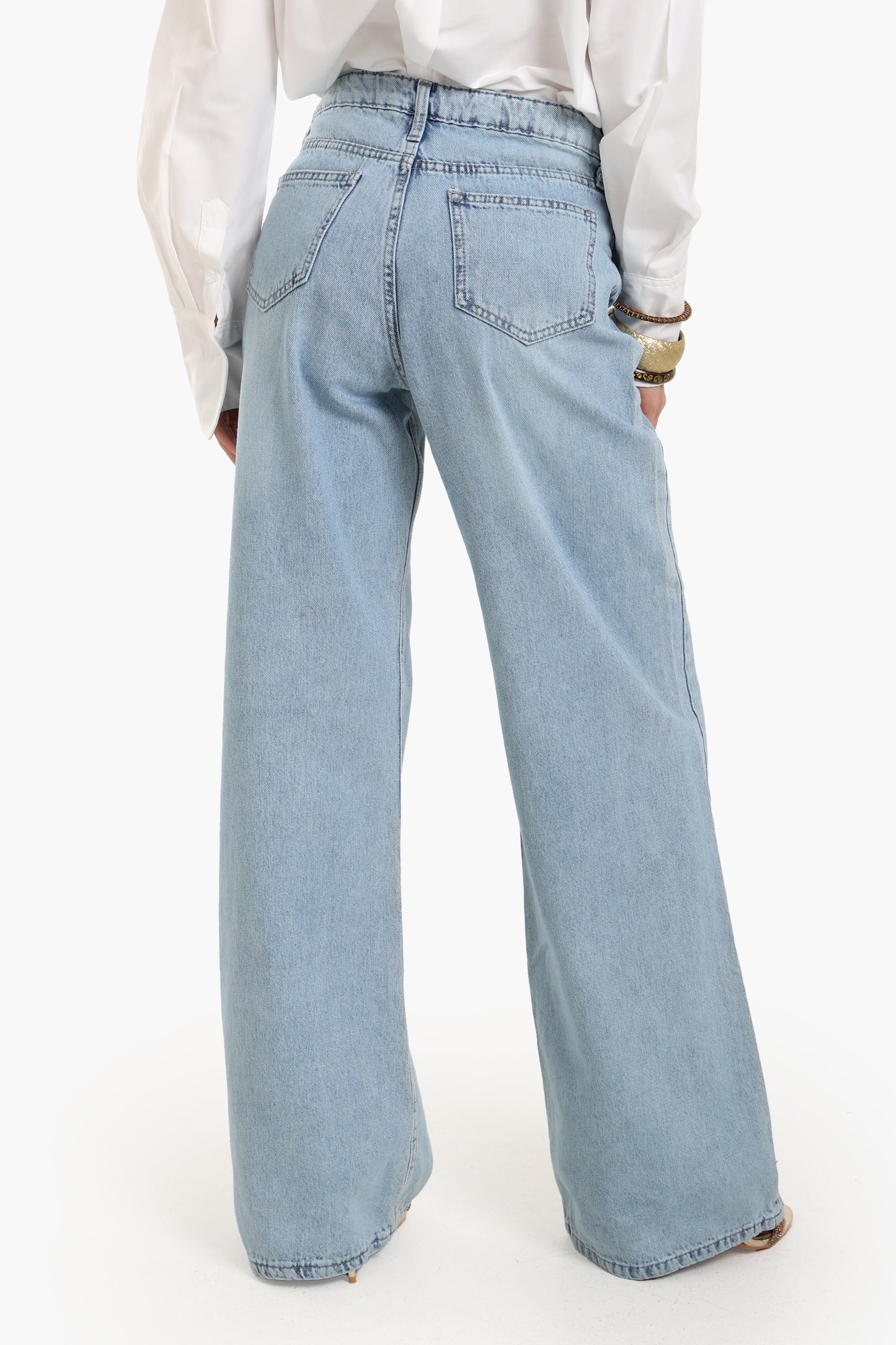 Wide Leg High Waist Jeans