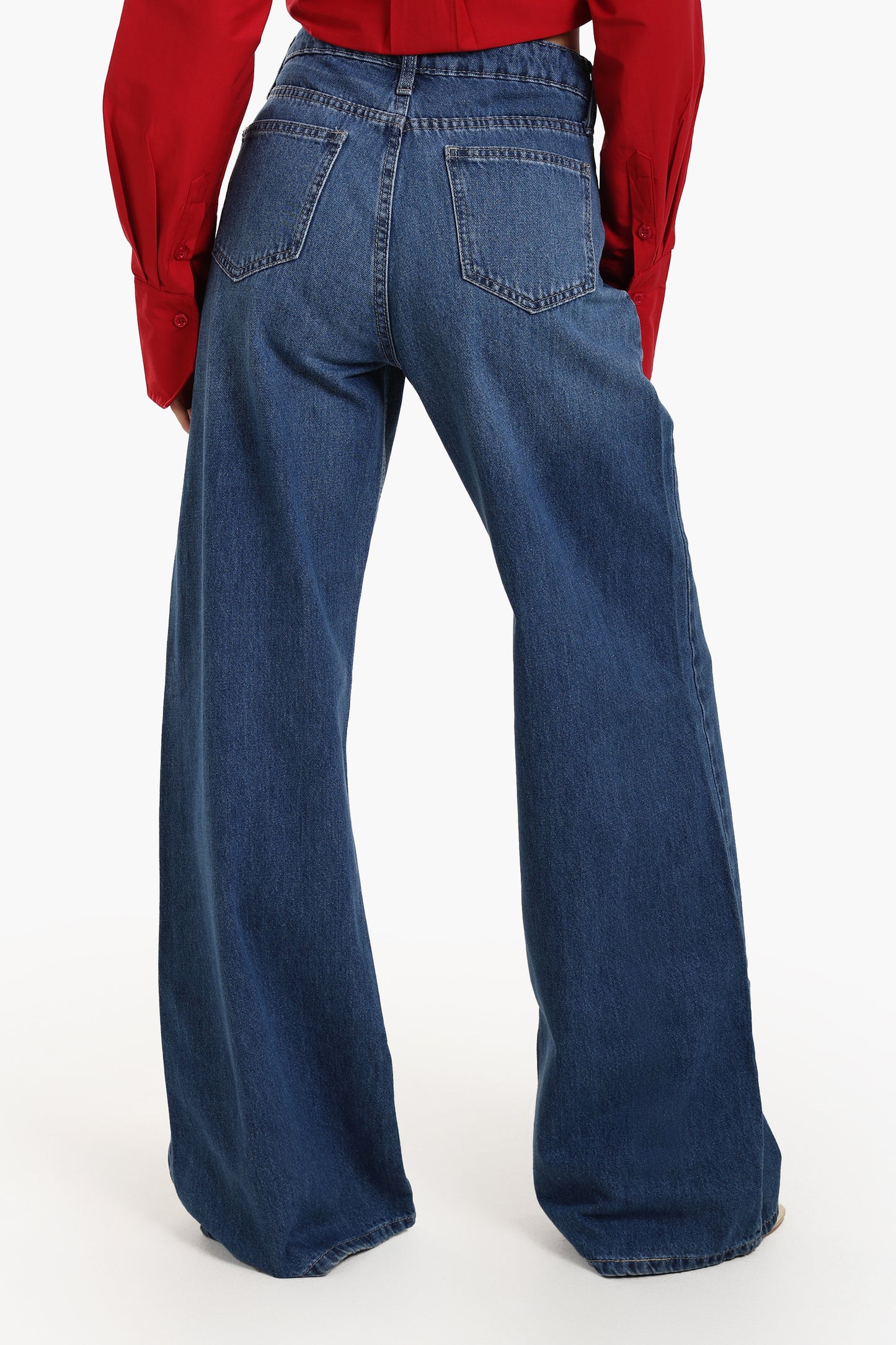 Wide Leg High Waist Jeans