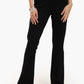 Black High Waist Piping Pants