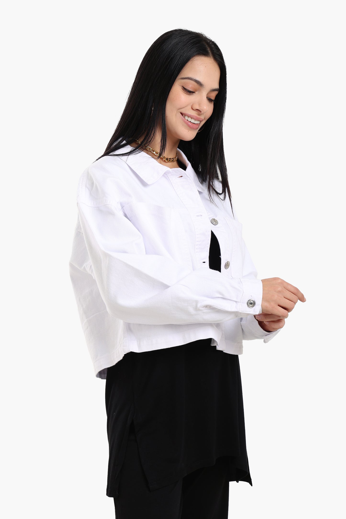 Cropped Denim Jacket