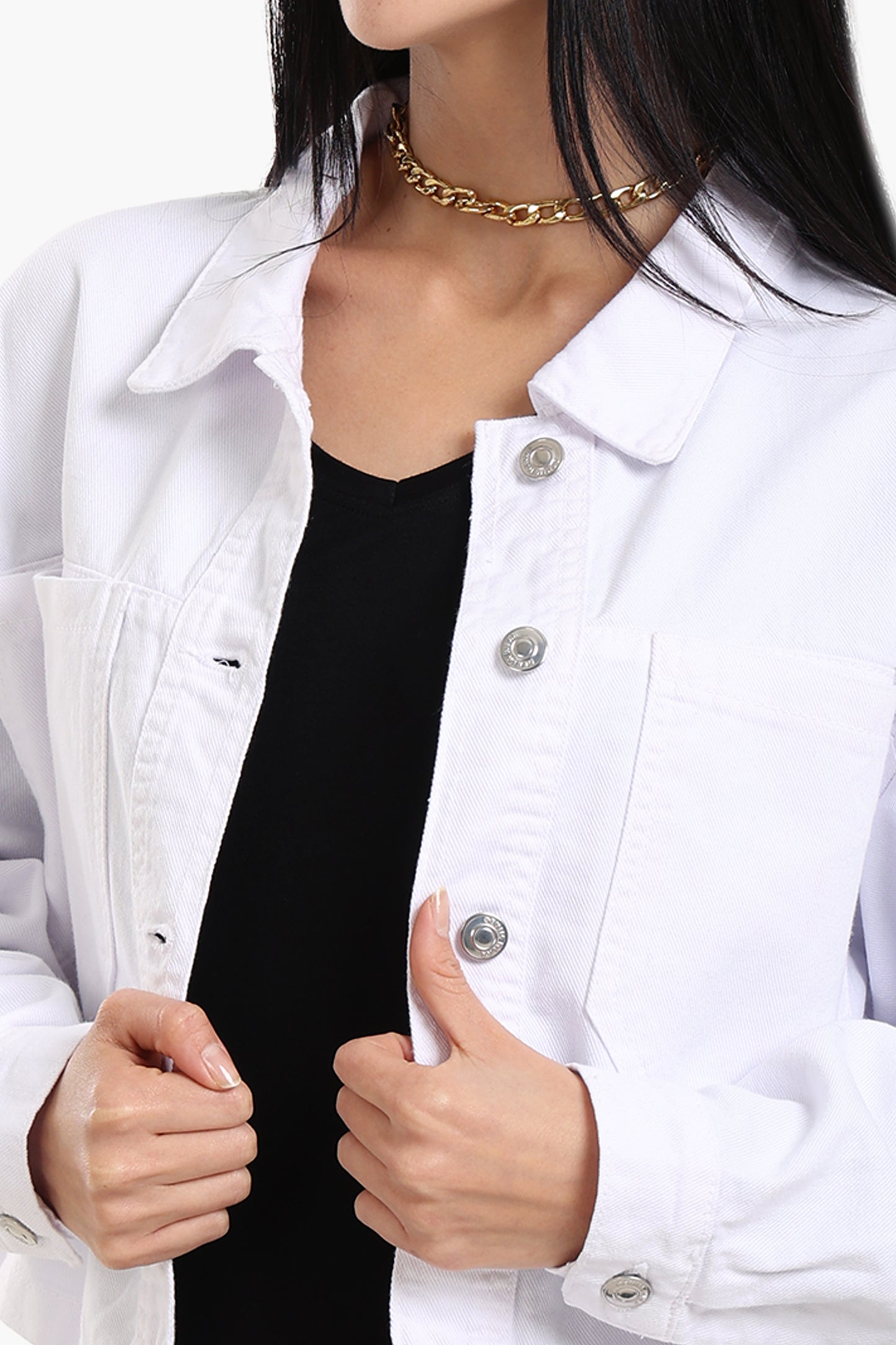 Cropped Denim Jacket