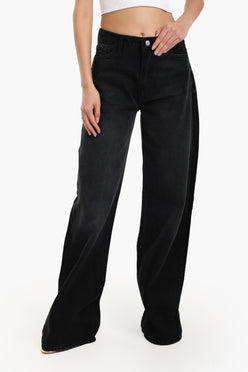 Wide Leg High Waist Jeans