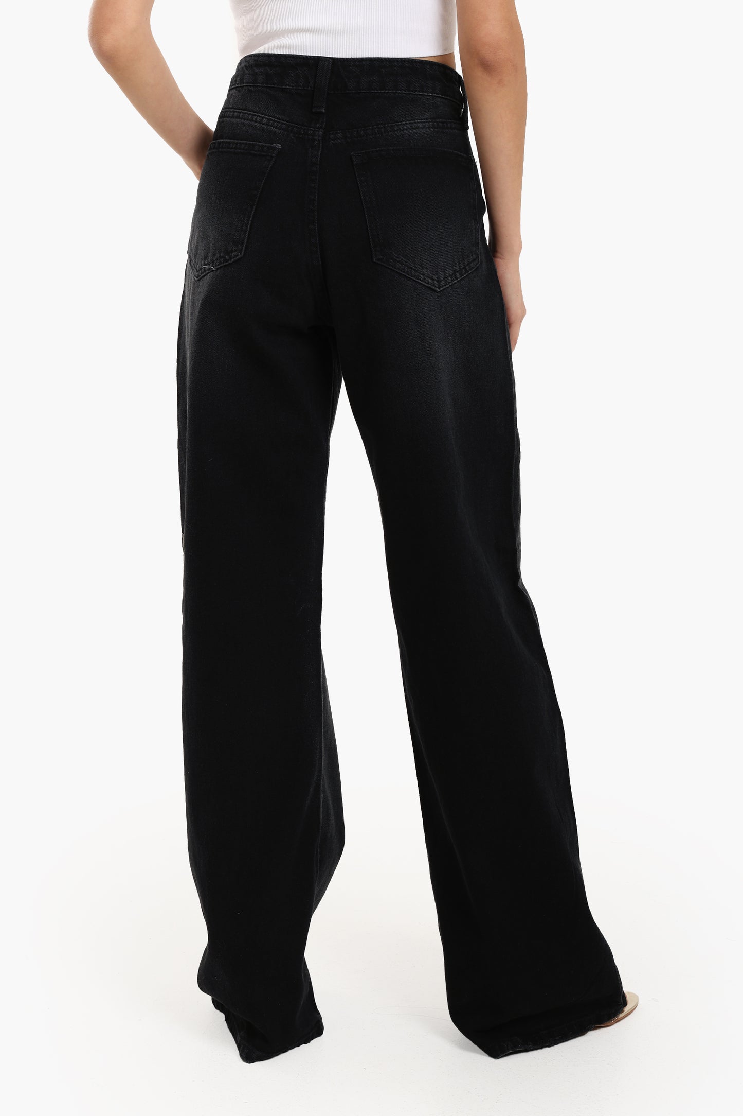 Wide Leg High Waist Jeans