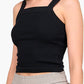Square Neck Ribbed Top