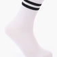 Contrast Striped Socks - 3 Pairs