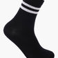 Contrast Striped Socks - 3 Pairs