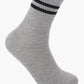 Contrast Striped Socks - 3 Pairs