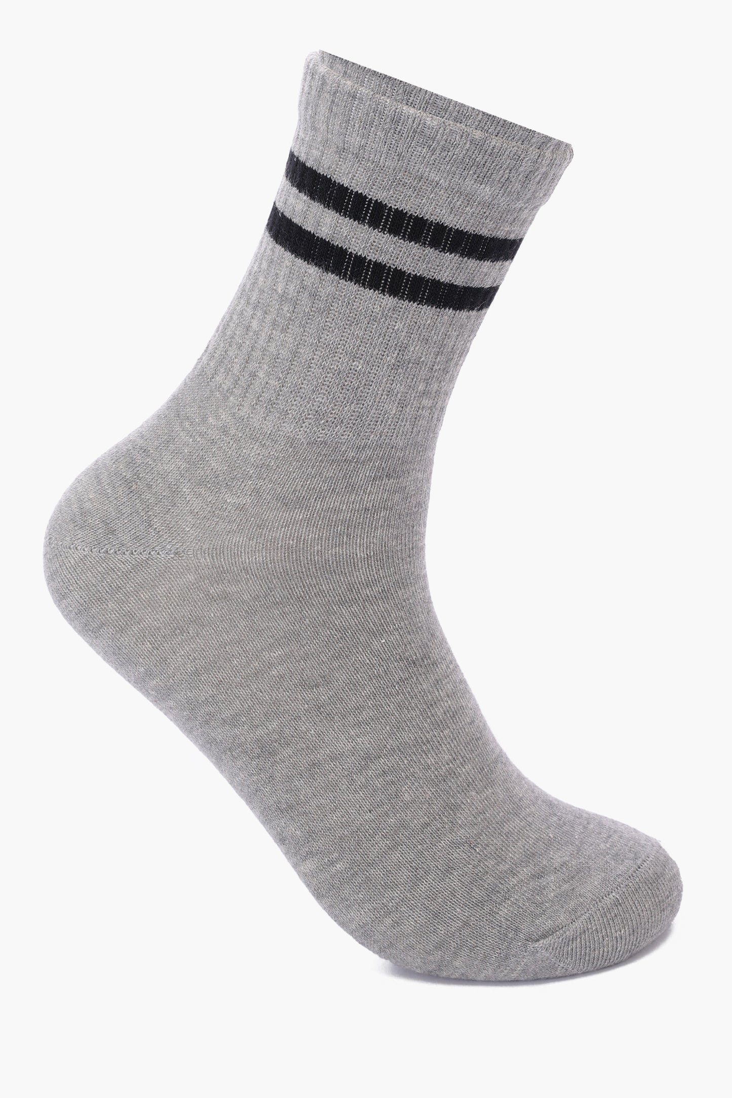 Contrast Striped Socks - 3 Pairs