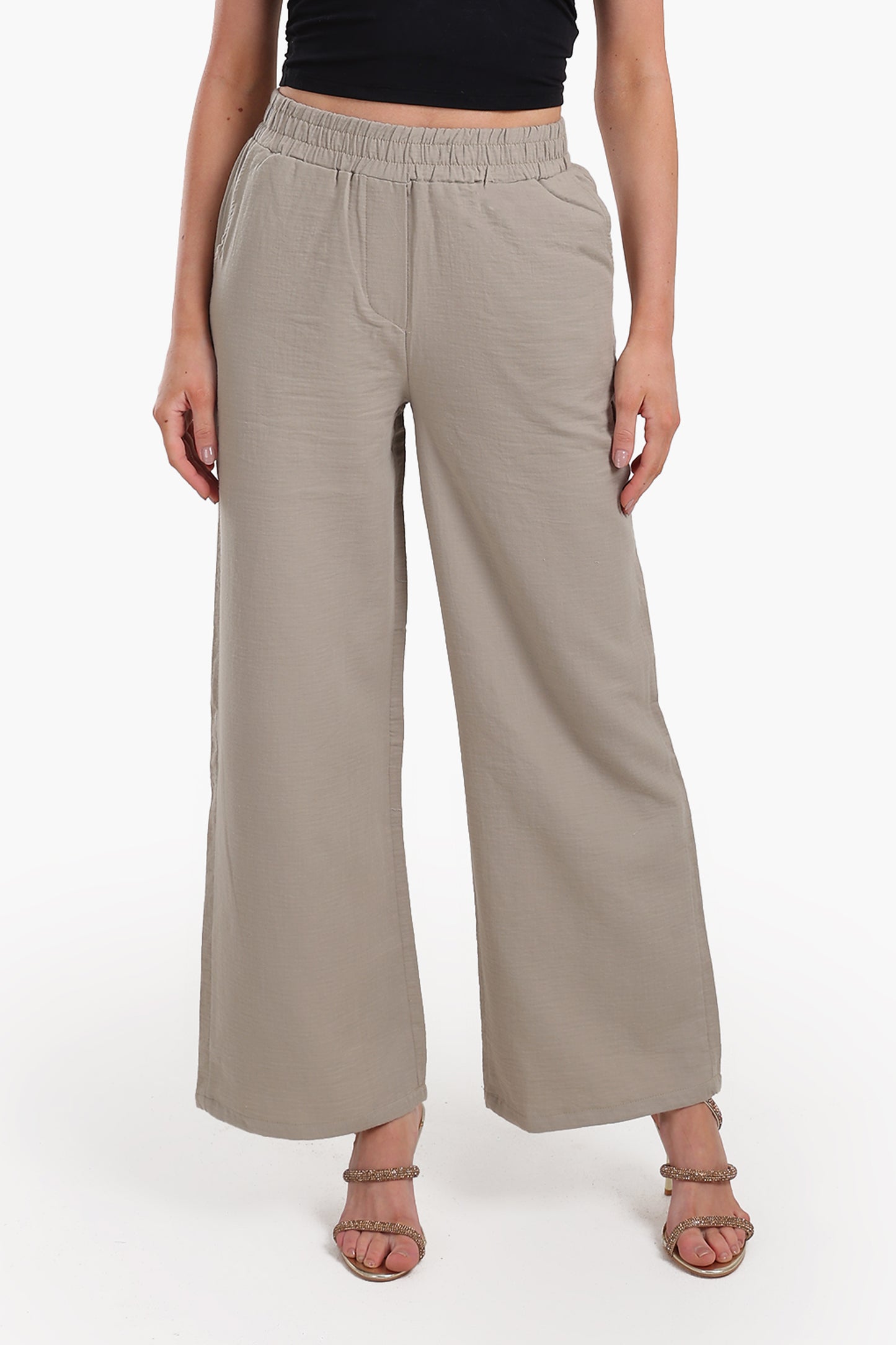 Chic Wide-Leg Tencel Pants