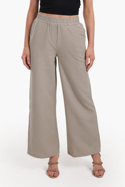 Chic Wide-Leg Tencel Pants
