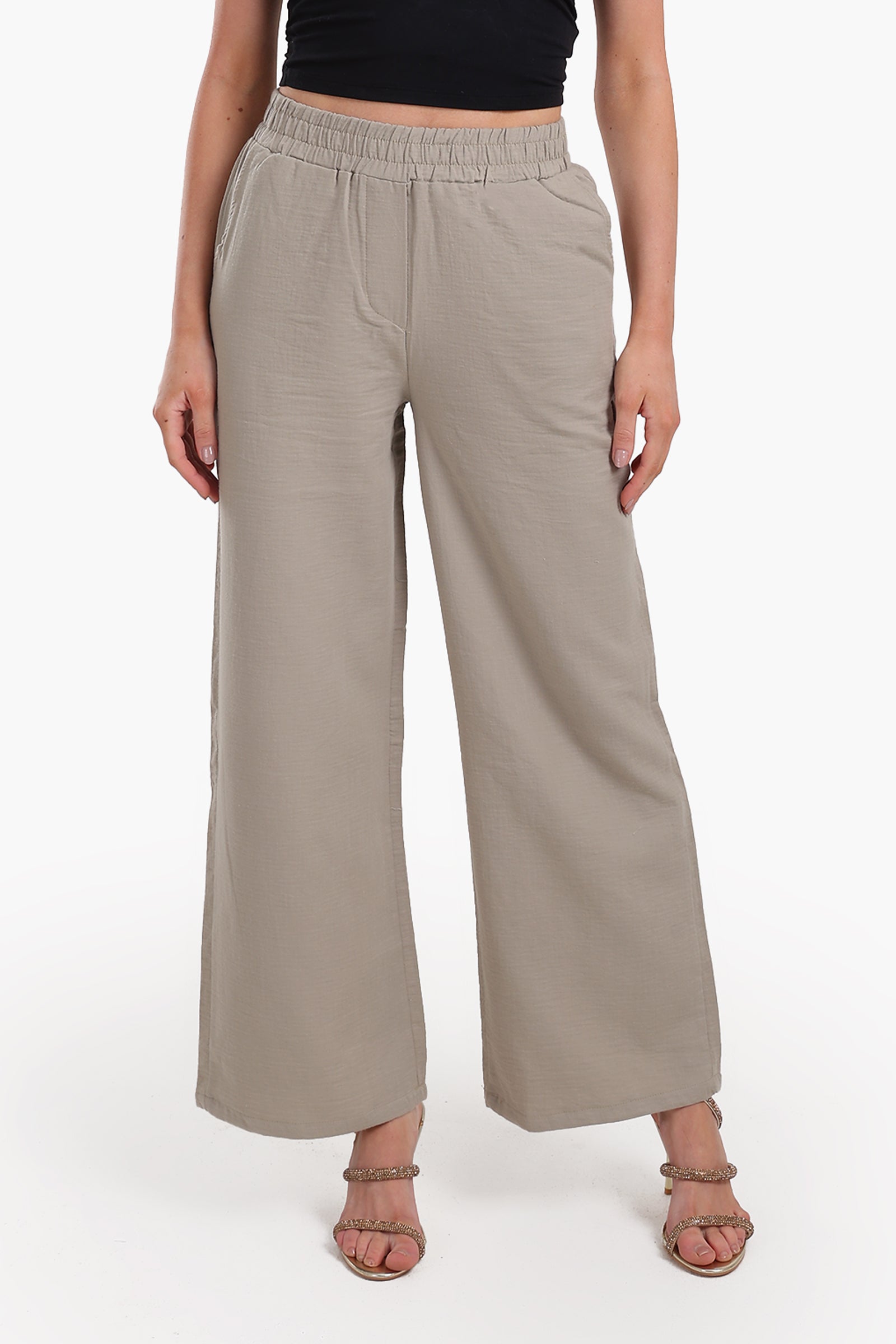 Chic Wide-Leg Tencel Pants
