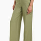 Olive Wide Leg Pants