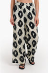 Chic Black & White Printed Pants