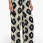 Chic Black & White Printed Pants