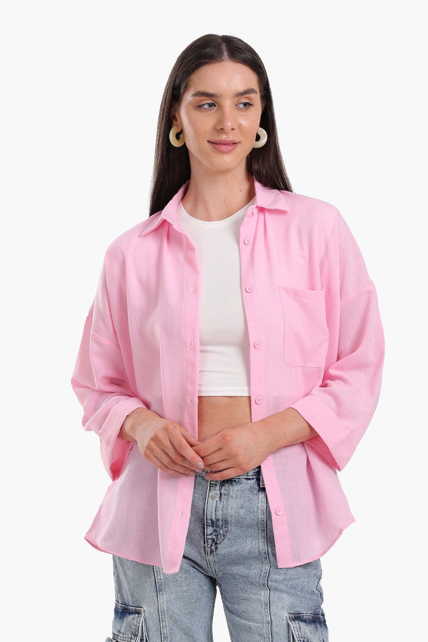 Shirt with 3/4 Sleeves