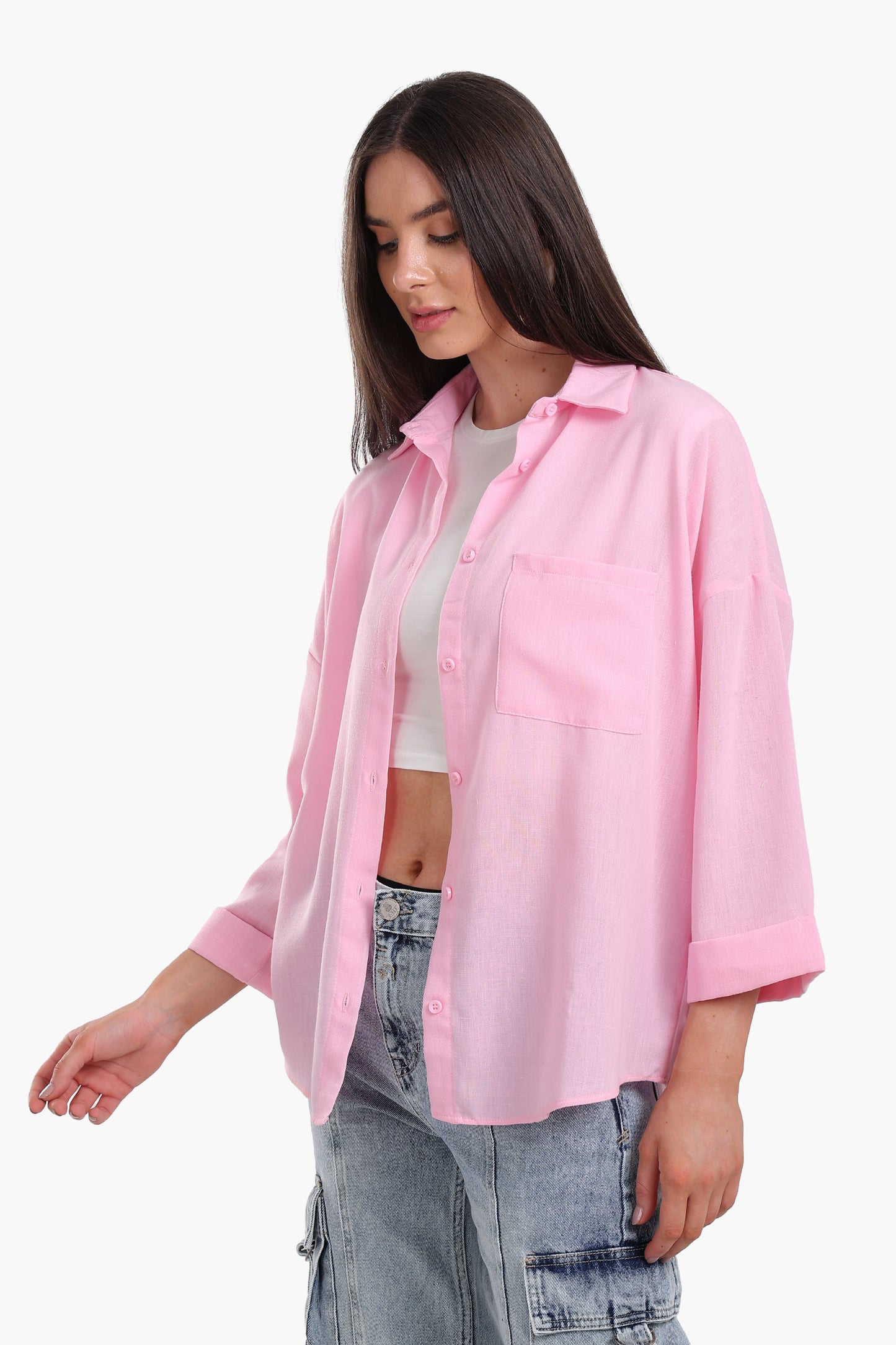 Shirt with 3/4 Sleeves