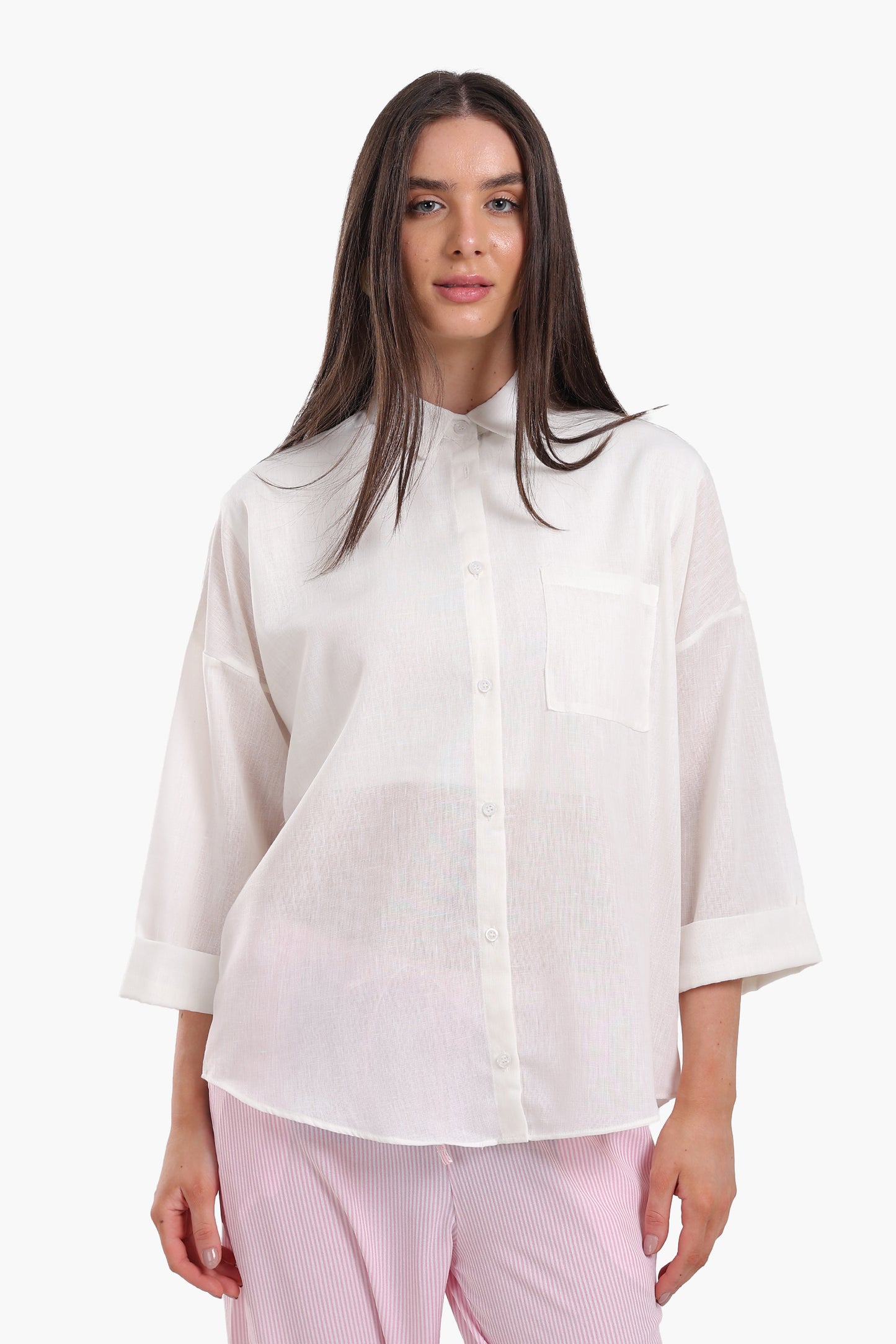 Shirt with 3/4 Sleeves