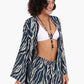 Zebra All Over Printed Kimono