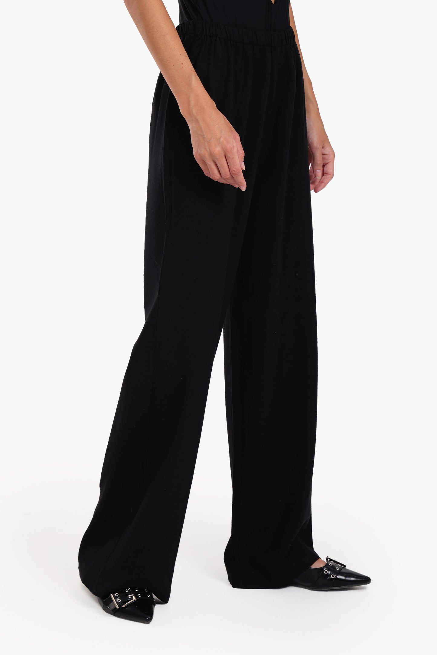 Wide-Leg Lounge Pants