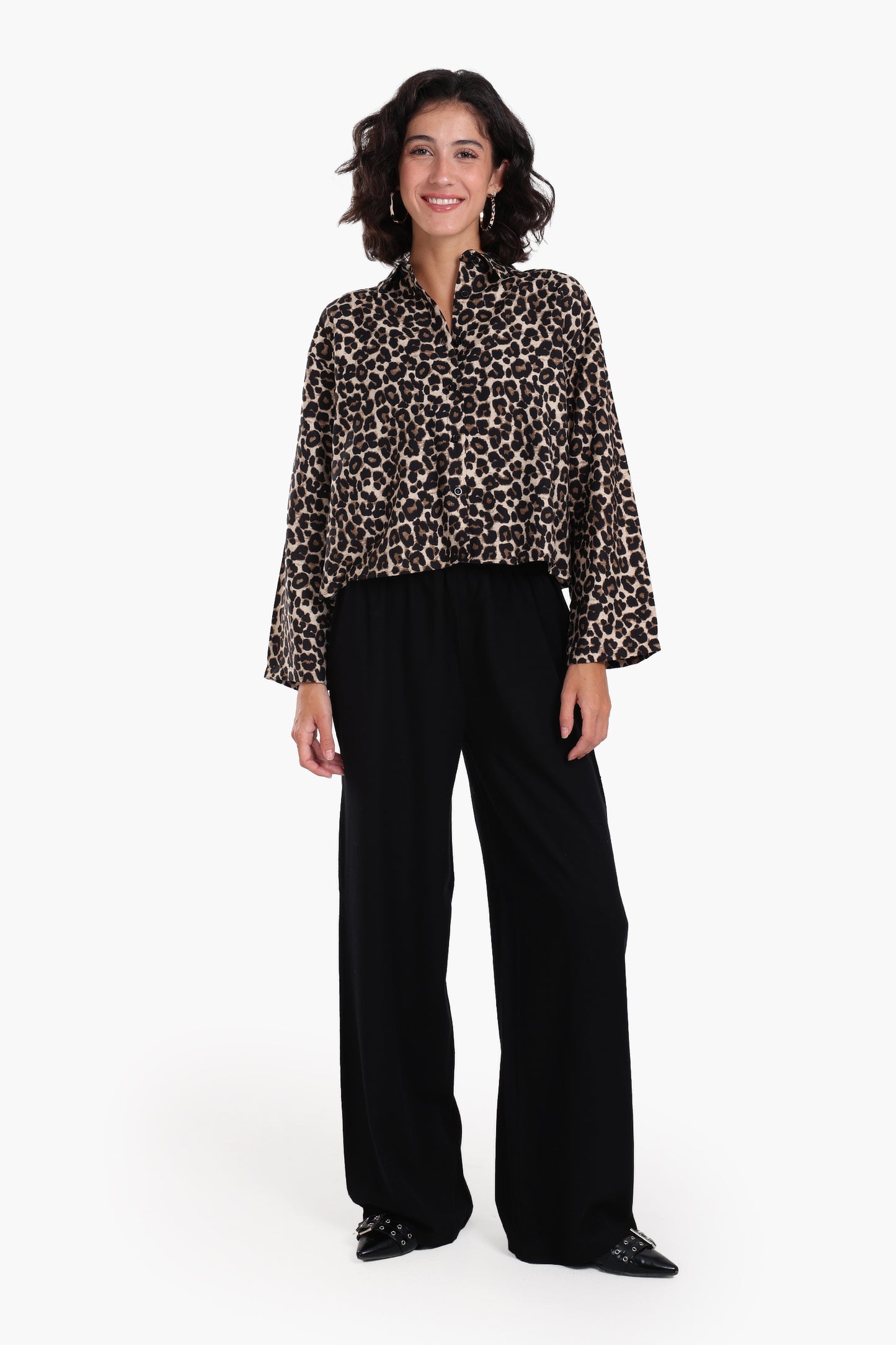 Wide-Leg Lounge Pants