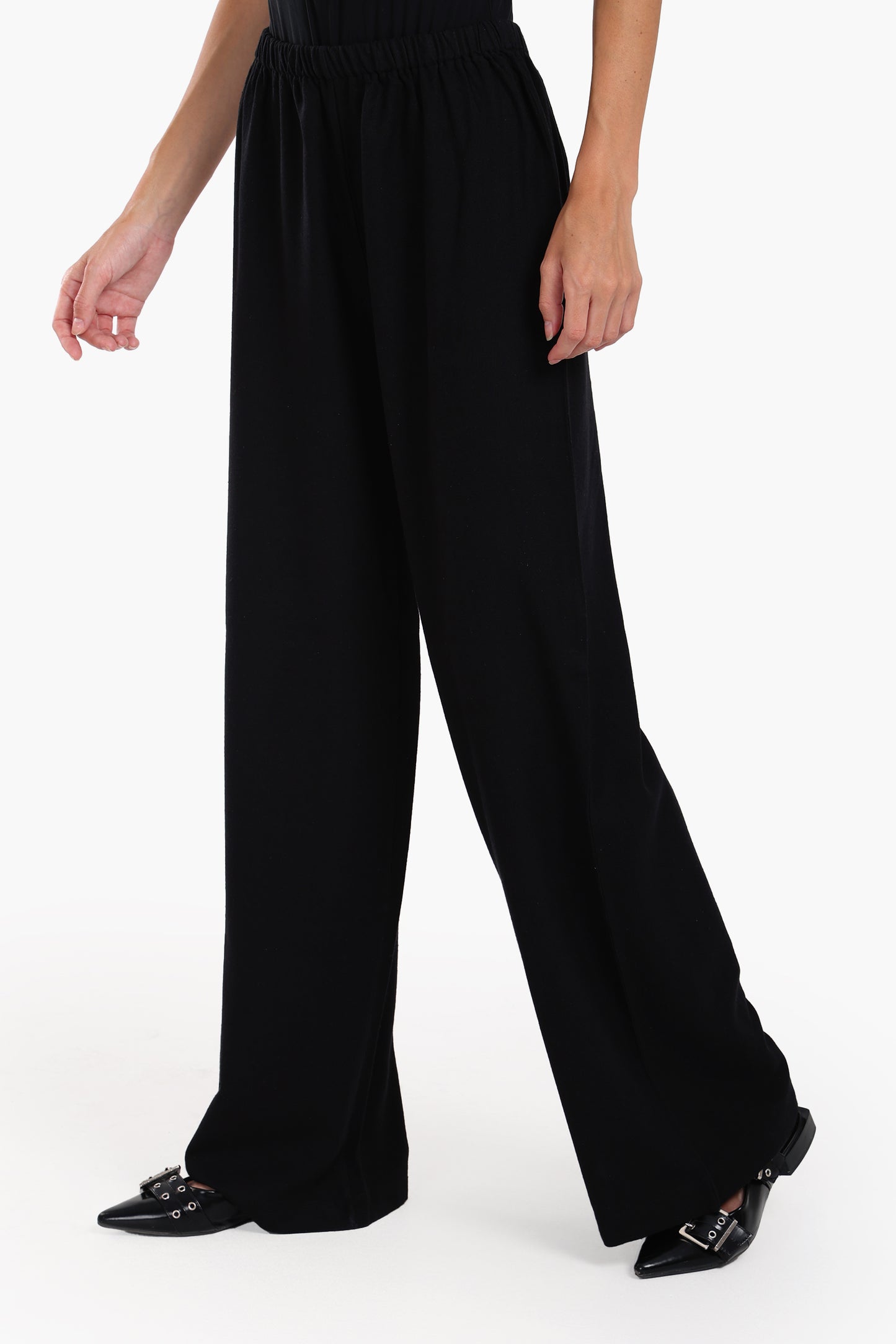 Wide-Leg Lounge Pants