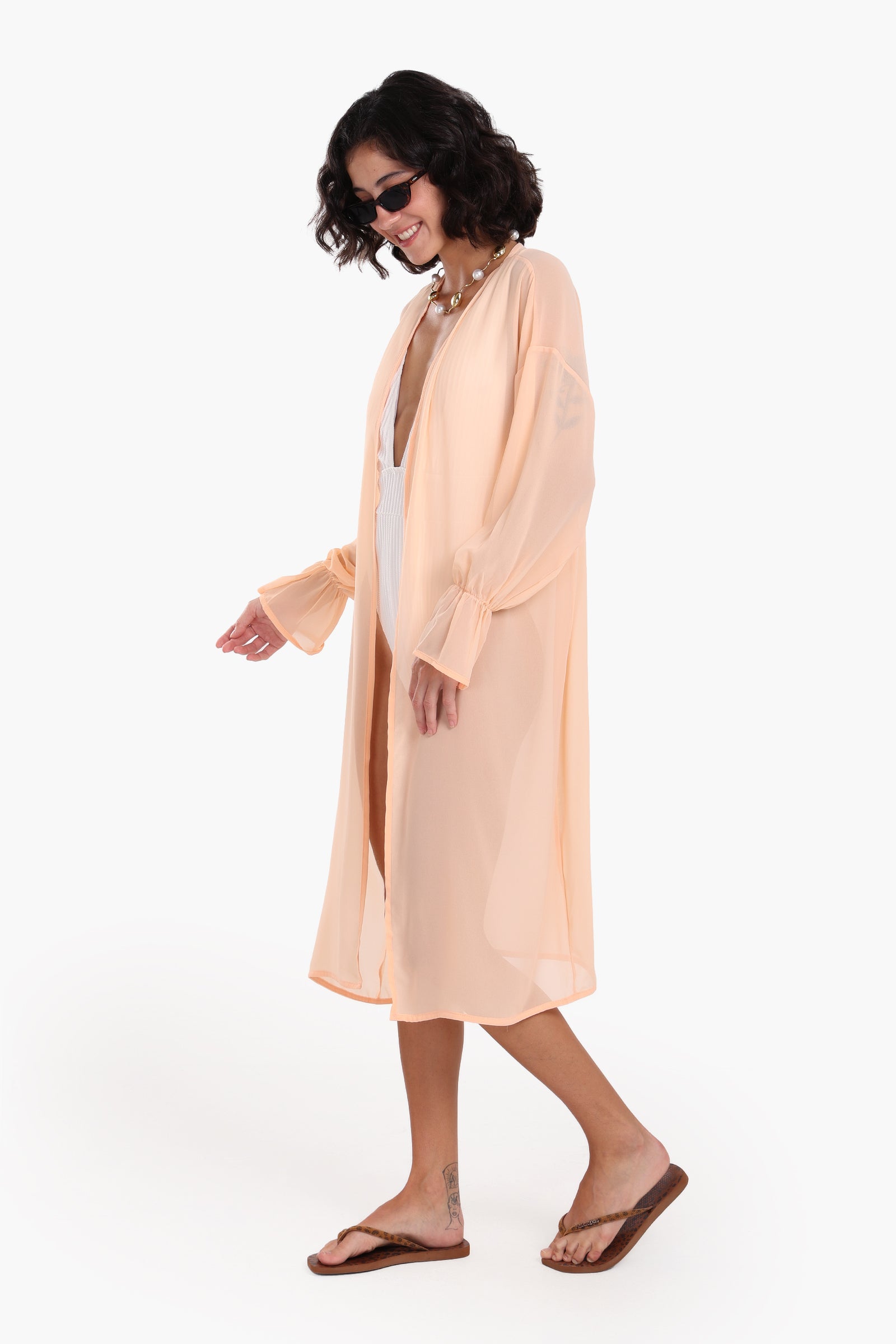 Chic Chiffon Kimono