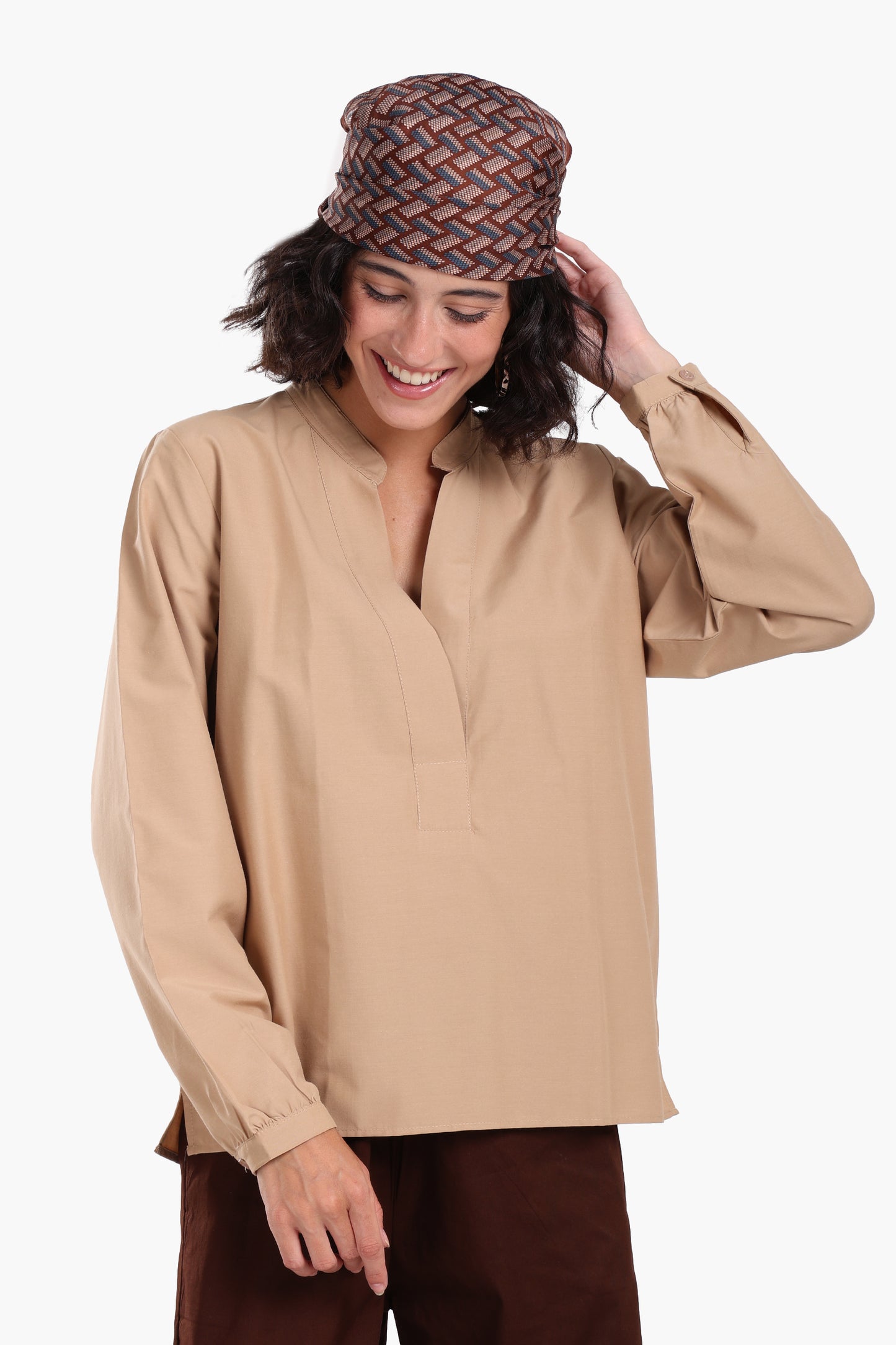 Mandarin Collar Shirt