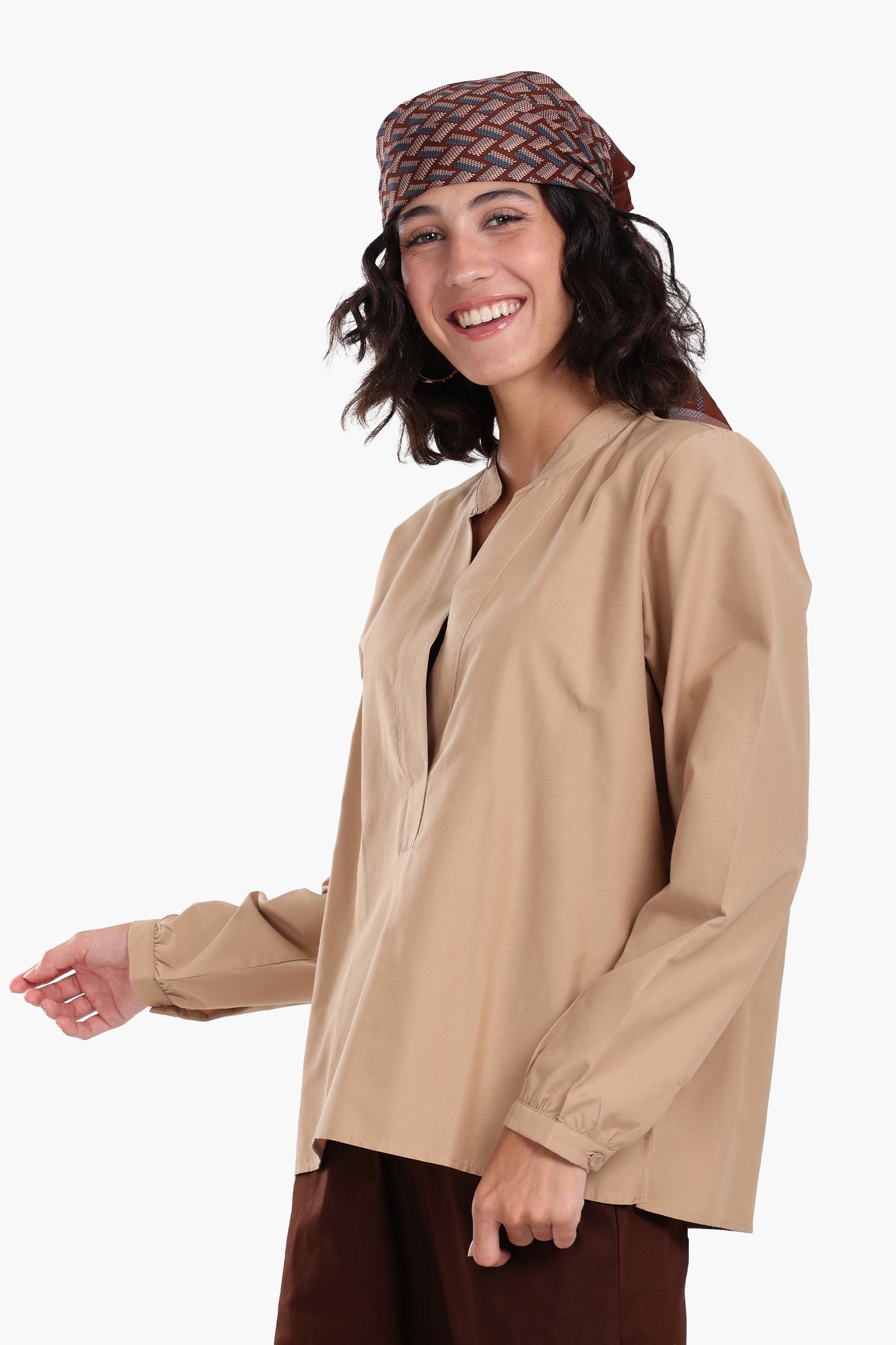 Mandarin Collar Shirt