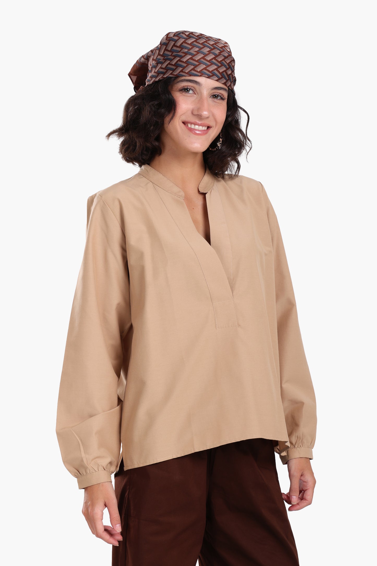 Mandarin Collar Shirt