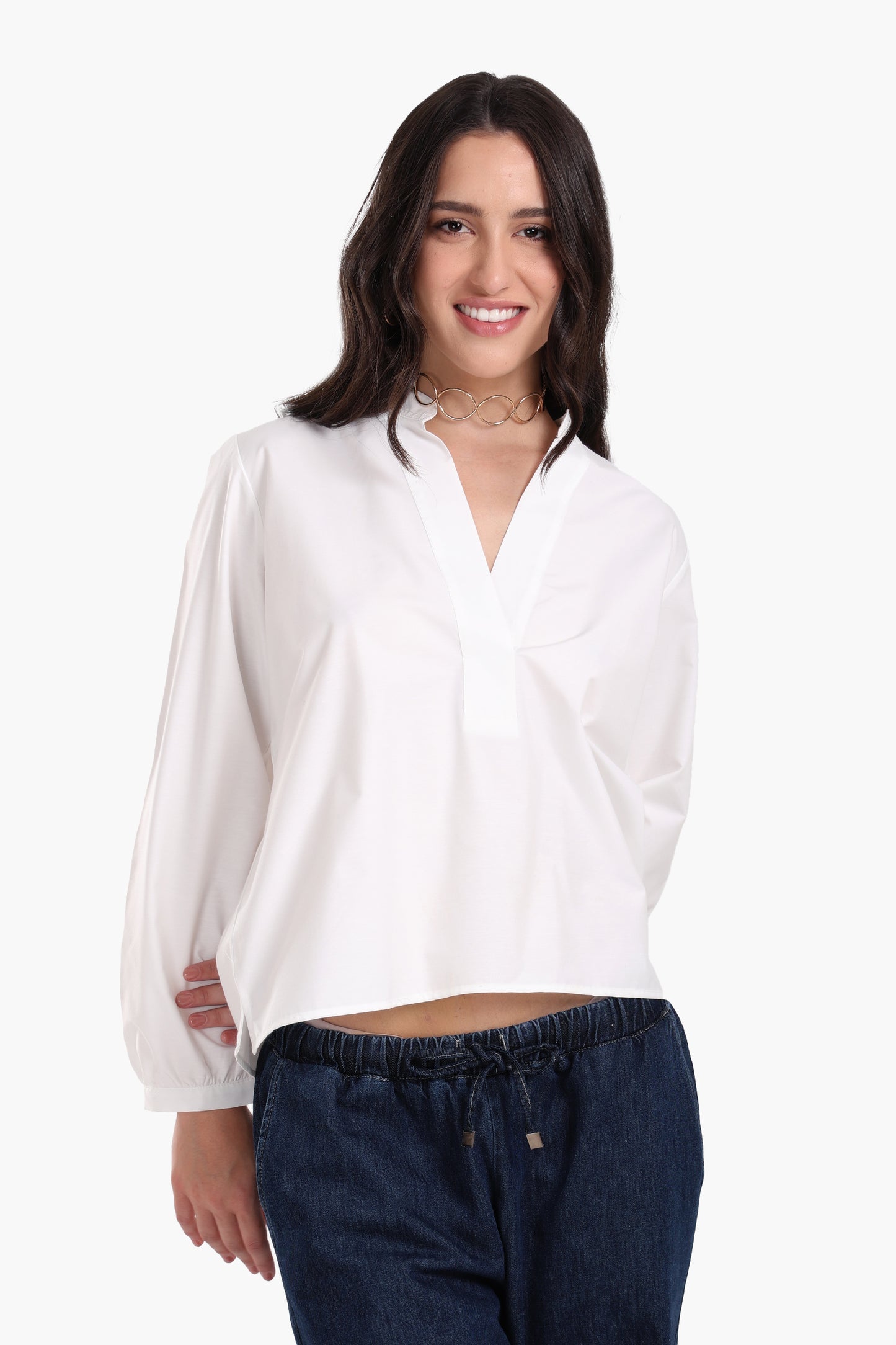 Mandarin Collar Shirt