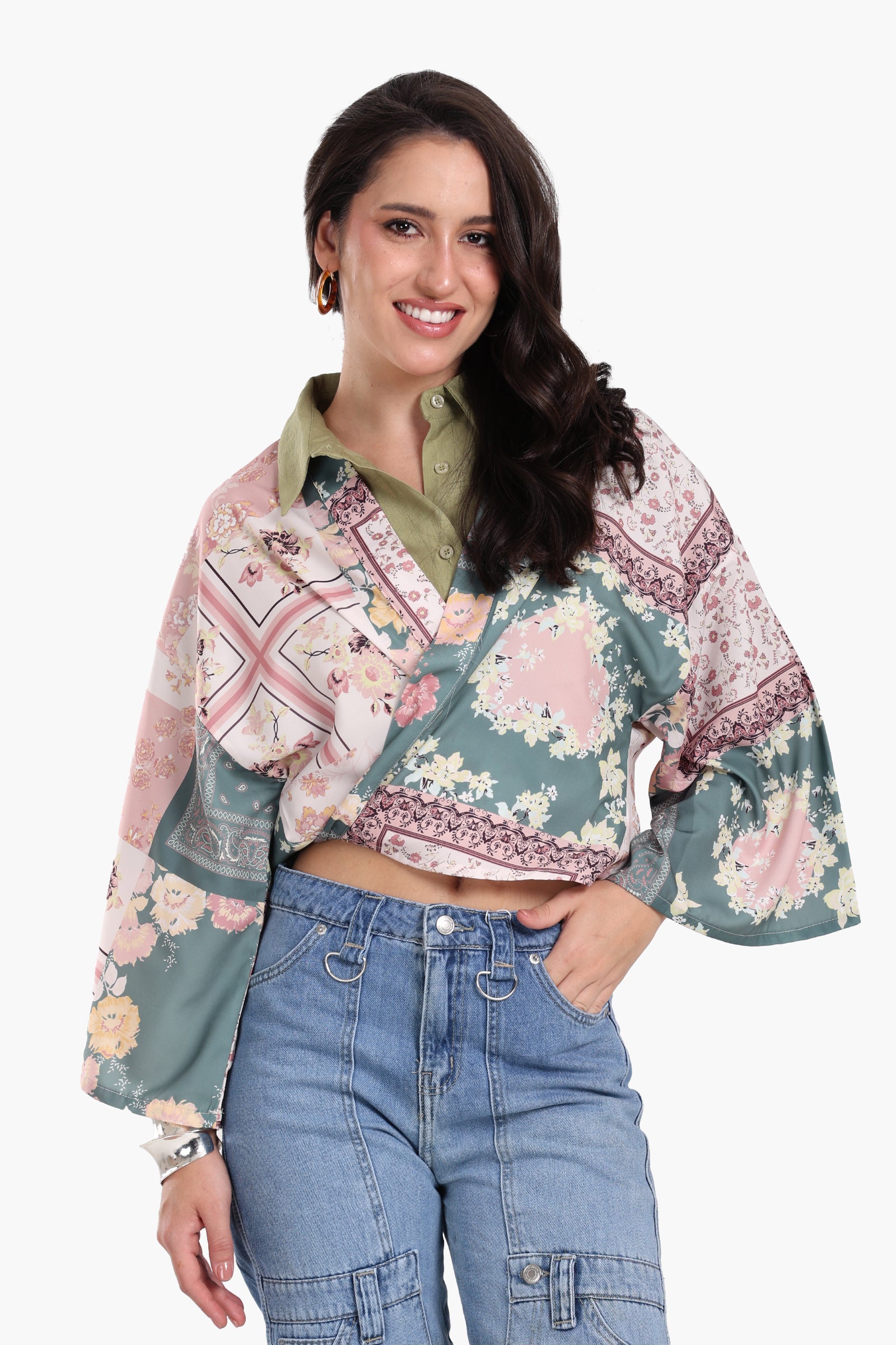 Floral Patchwork Kimono