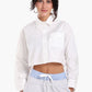 Cropped Viscose Shirt