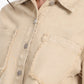 Beige Denim Jacket