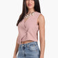Asymmetrical Sleeveless Vest