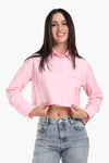 Cropped Viscose Shirt