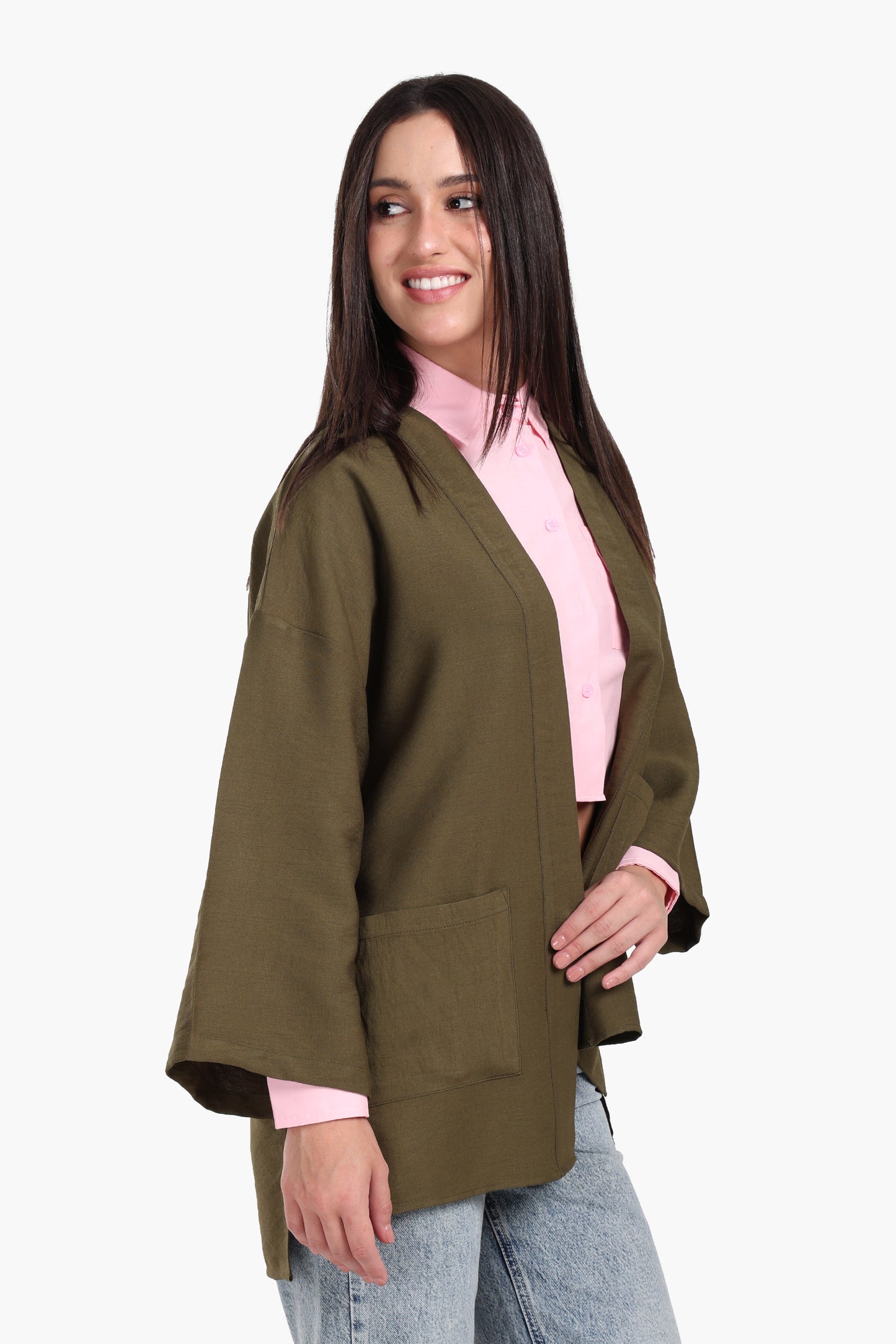 Wrist Length Sleeves Kimono