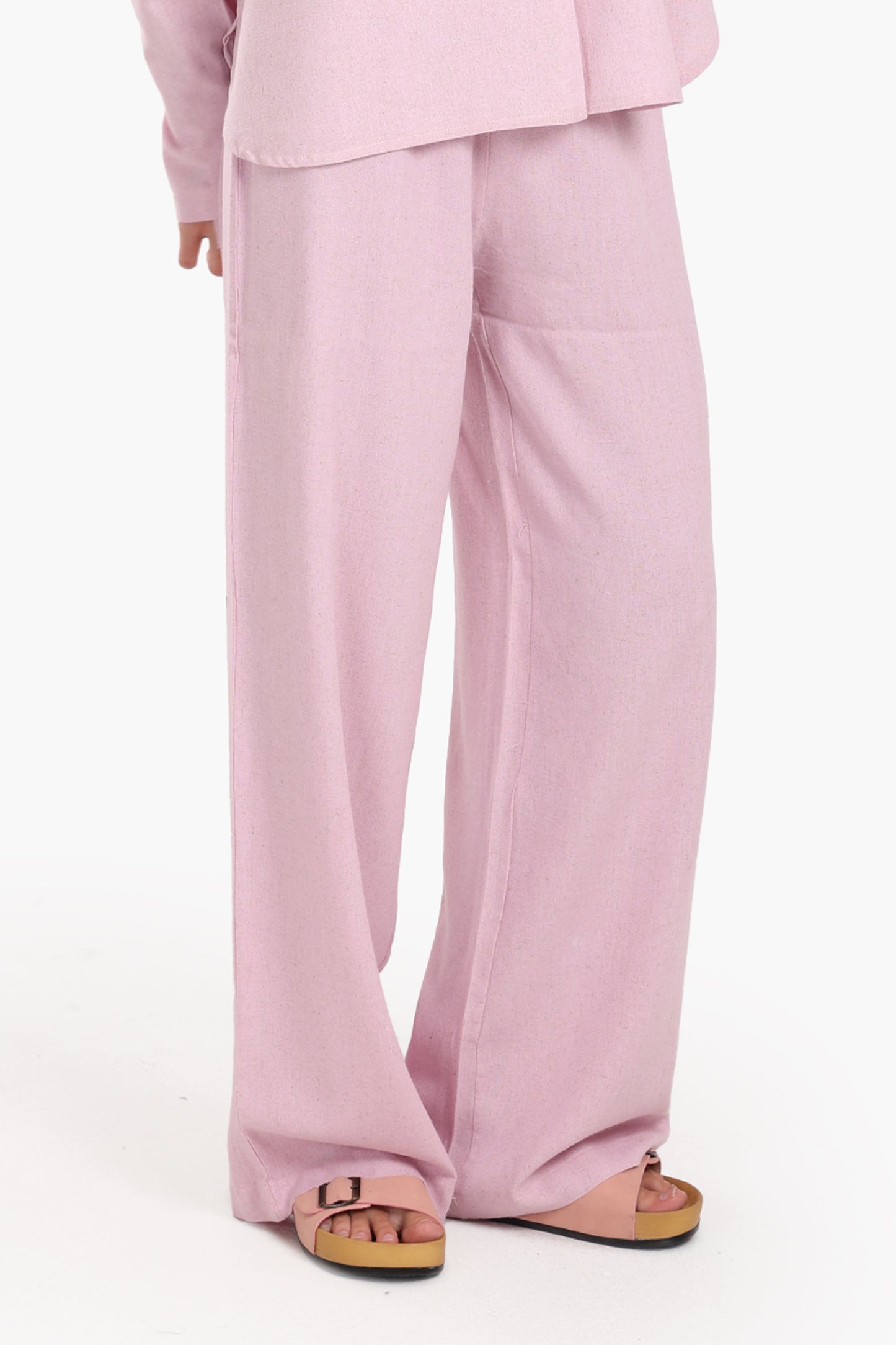 Wide-Leg Lounge Pants