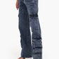 Denim Cargo Pants