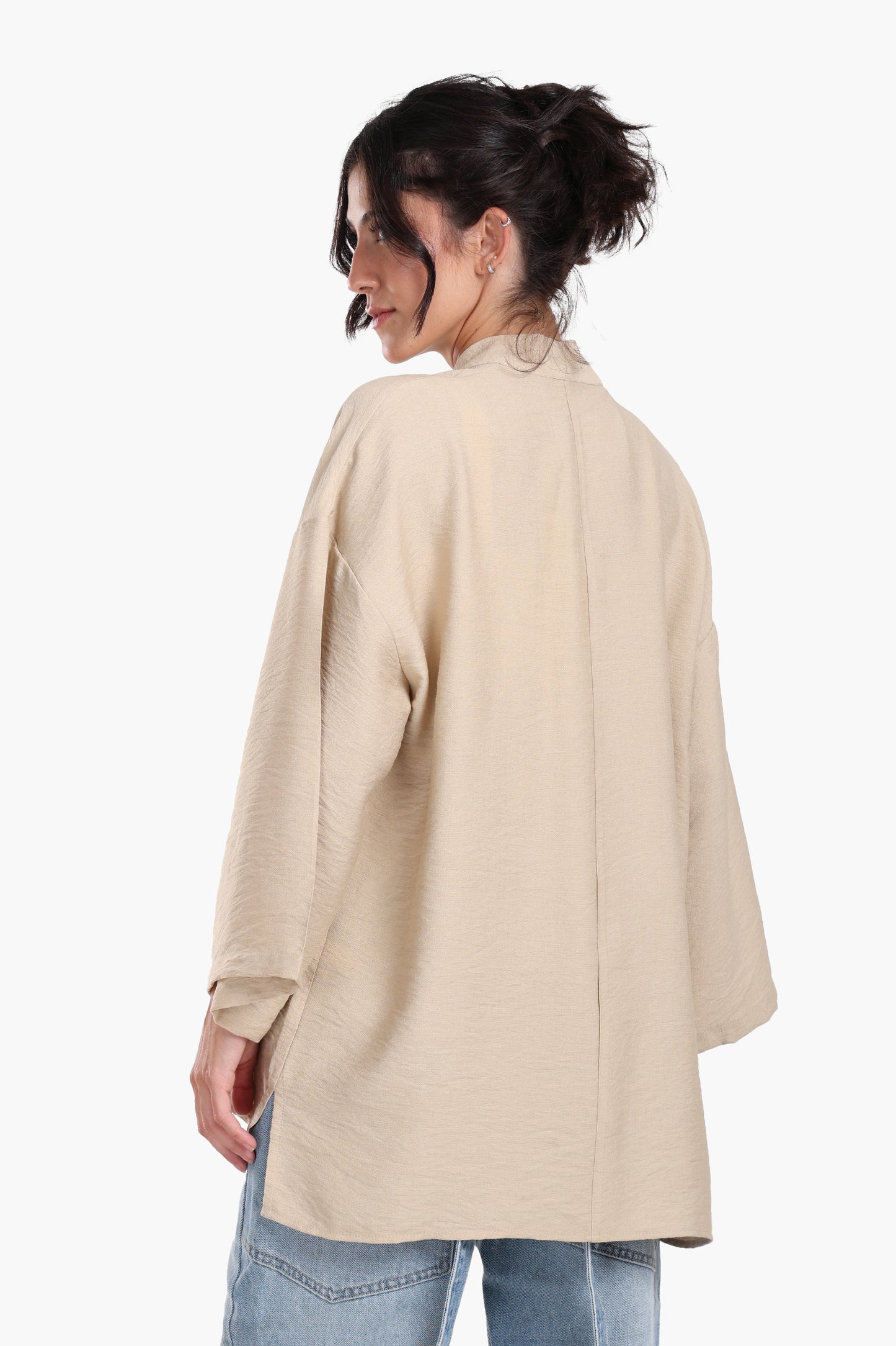 Wrist Length Sleeves Kimono