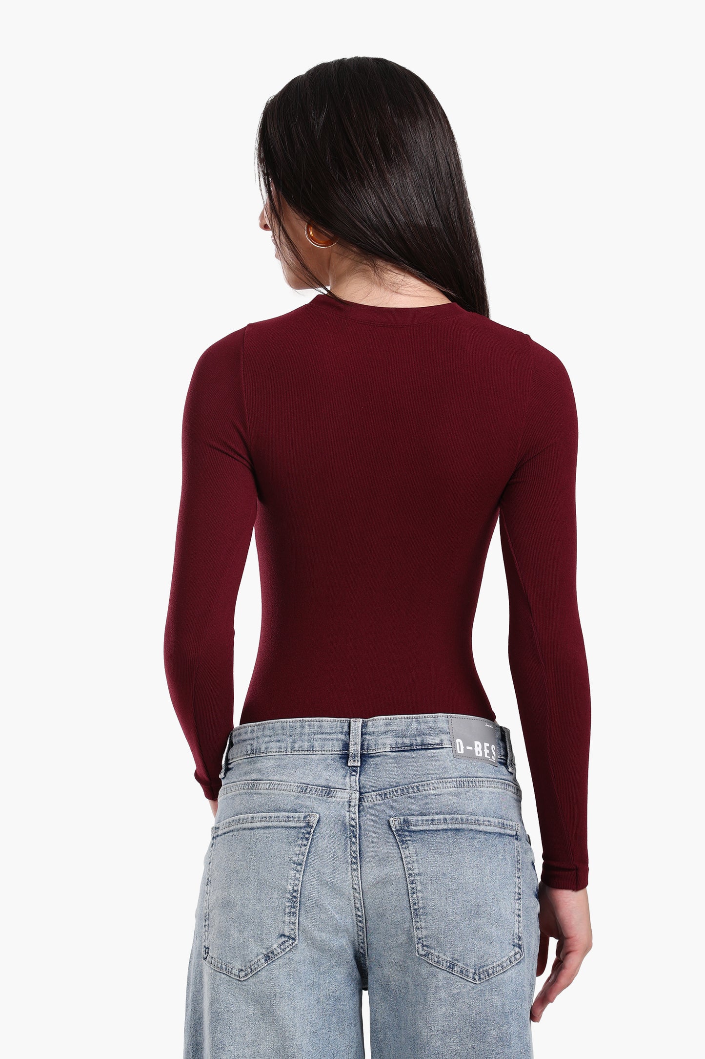 Central Chest Cut-Out Bodysuit