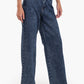 Cutout Waist Wide-Leg Jeans