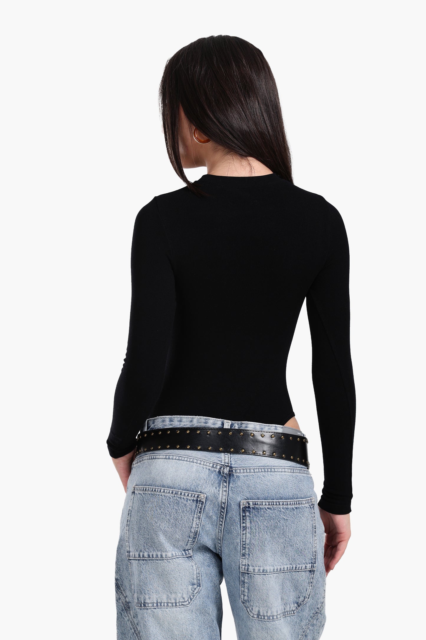 Central Chest Cut-Out Bodysuit