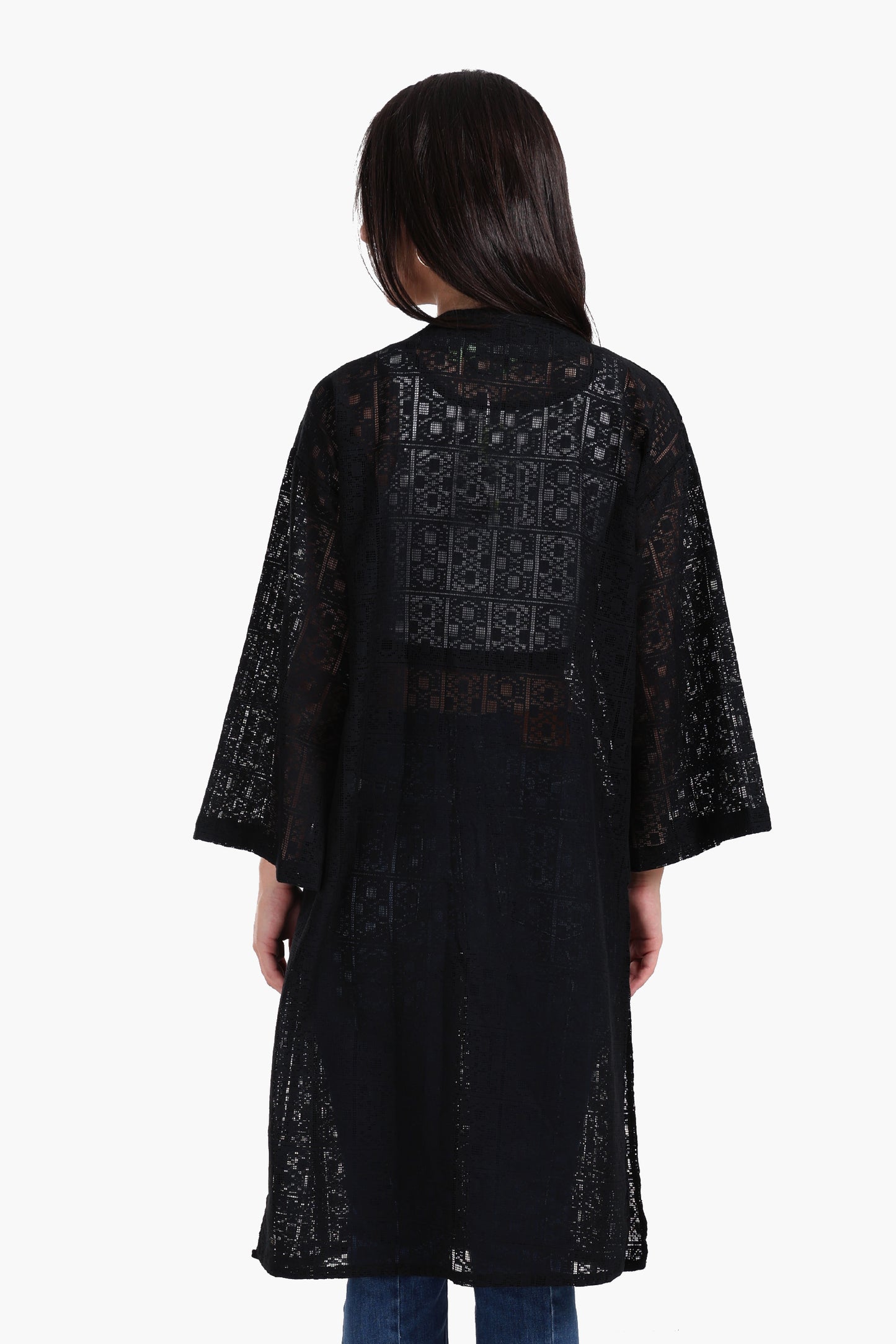 Lace Pattern Kimono