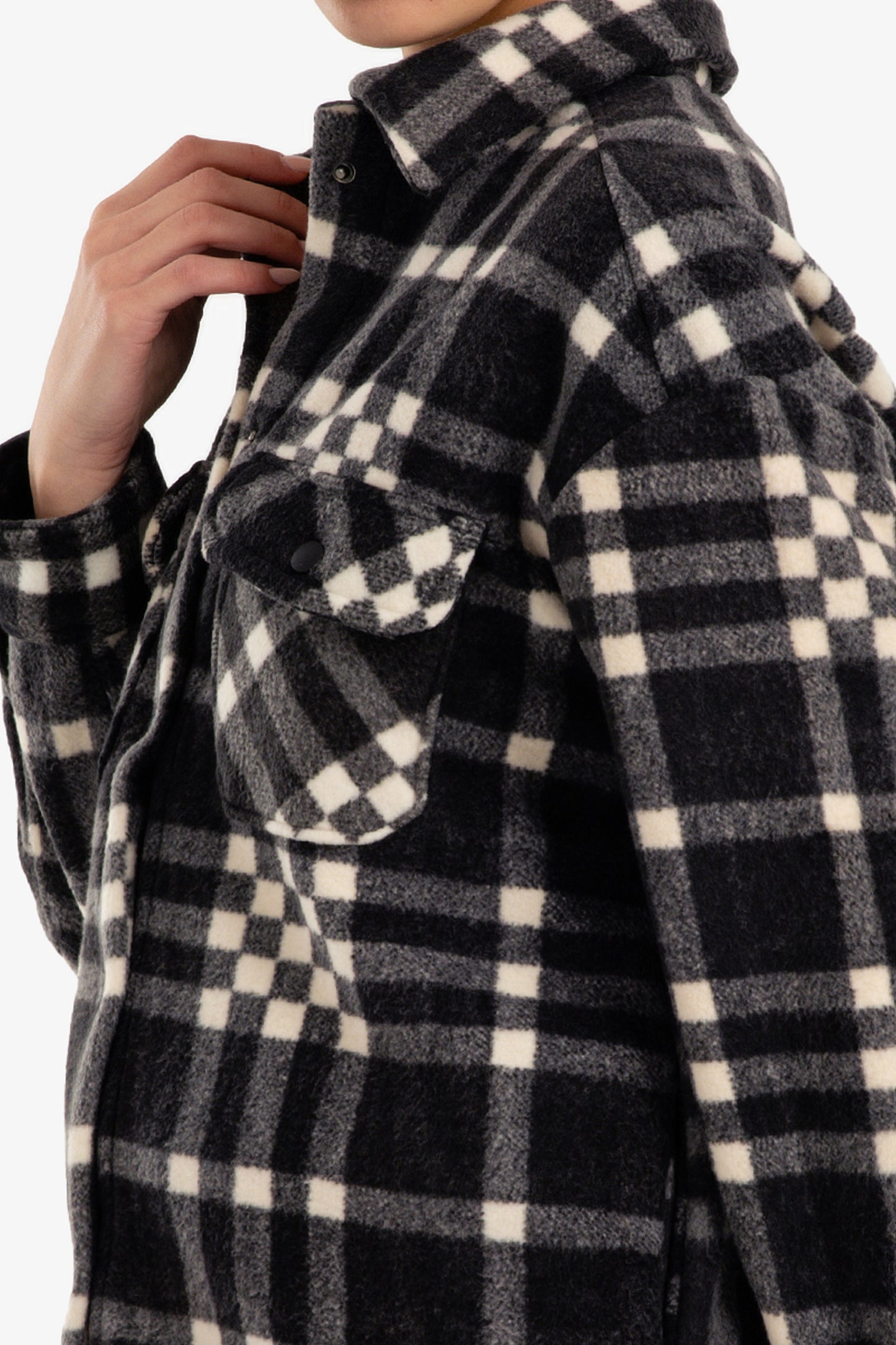 Plaid Buttoned Overshirt