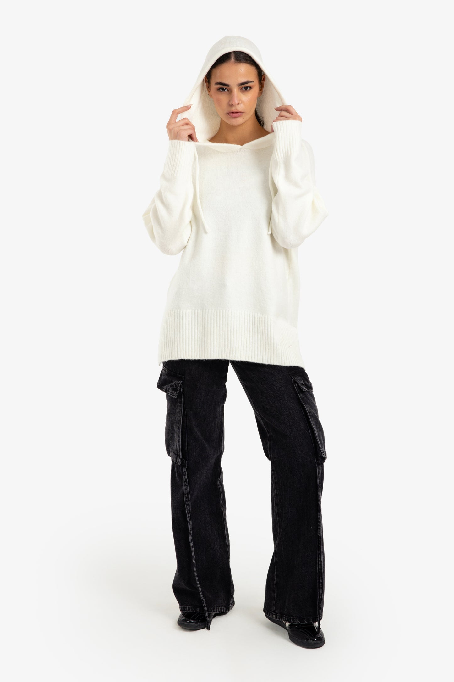 Hooded Wool Sweatshirt